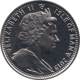 2015 BRILLIANT UNCIRCULATED LONGEST REIGNING MONARCH COMMEMORATIVE ONE CROWN ISLE OF MAN - SILVER WORLD COINSWORLD - Cambridgeshire Coins