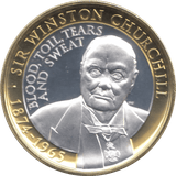 2015 PROOF TWO POUNDS WINSTON CHURCHILL GIBRALTAR - WORLD COINS - Cambridgeshire Coins