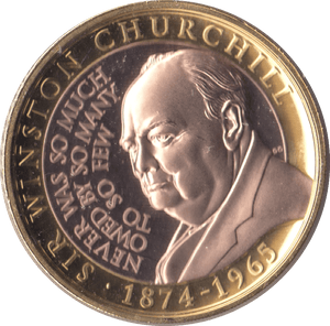 2015 TWO POUNDS SIR WINSTON CHURCHILL GIBRALTAR - WORLD COINS - Cambridgeshire Coins