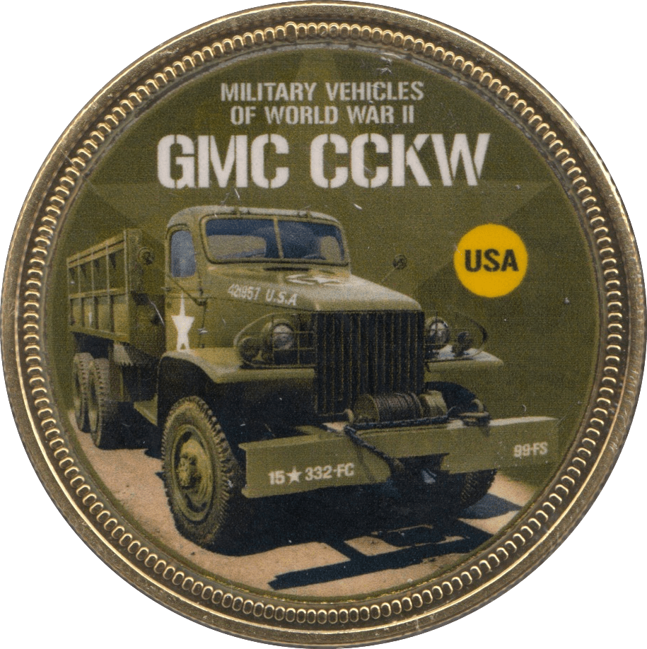 2015 VEHICLES OF WORLD WAR II MEDALLION F200 - MEDALS & MEDALLIONS - Cambridgeshire Coins