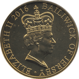 2016 BU JERSEY QUEEN ELIZABETH 90TH BIRTHDAY COIN FIVE POUNDS - WORLD COINS - Cambridgeshire Coins