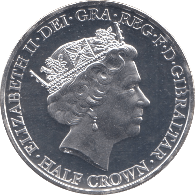 2016 HALFCROWN GIBRALTAR F165 - WORLD COINS - Cambridgeshire Coins