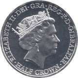 2016 HALFCROWN GIBRALTAR F165 - WORLD COINS - Cambridgeshire Coins