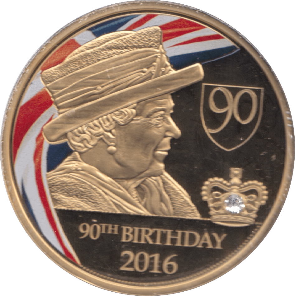 2016 QUEEN ELIZABETH 90TH BIRTHDAY MEDALLION F180 MEDALS & MEDALLIONS ...