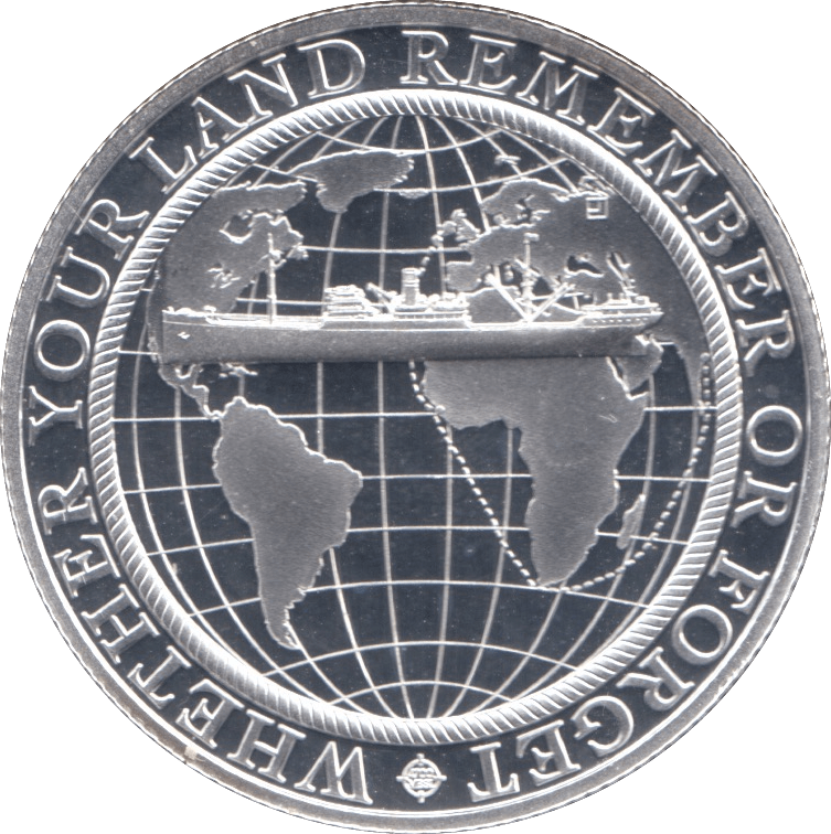 2016 SILVER PROOF BATTLE OF THE ATLANTIC HALF CROWN GIBRALTAR - SILVER WORLD COINS - Cambridgeshire Coins