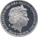 2016 SILVER PROOF BATTLE OF THE ATLANTIC HALF CROWN GIBRALTAR - SILVER WORLD COINS - Cambridgeshire Coins