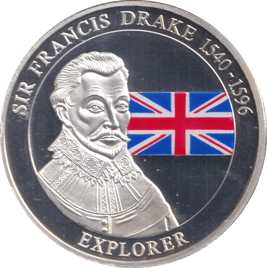 2016 SIR FRANCIS DRAKE COIN F229 - WORLD COINS - Cambridgeshire Coins