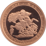 2017 GOLD HALF SOVEREIGN ( PROOF ) - HALF SOVEREIGN - Cambridgeshire Coins