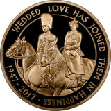 2017 GOLD PROOF £5 PLATINUM WEDDING ANNIVERSARY ( NGC ) PF 69 ULTRA CAMEO - NGC GOLD COINS - Cambridgeshire Coins