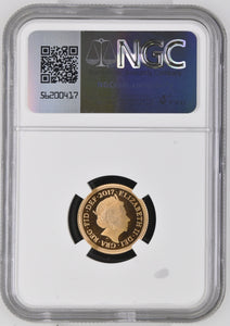 2017 GOLD PROOF PISTRUCCI HALF SOVEREIGN 200TH ANNIVERSARY (NGC) PF 69 ULTRA CAMEO - NGC GOLD COINS - Cambridgeshire Coins