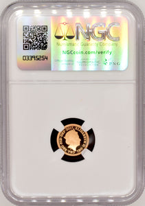 2017 GOLD PROOF PISTRUCCI QUARTER SOVEREIGN 200TH ANNIVERSARY (NGC) PF 70 ULTRA CAMEO - NGC GOLD COINS - Cambridgeshire Coins