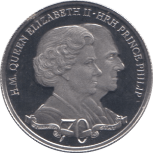 2017 PLATINUM £10 70 YEARS GIBRALTAR - Cambridgeshire Coins