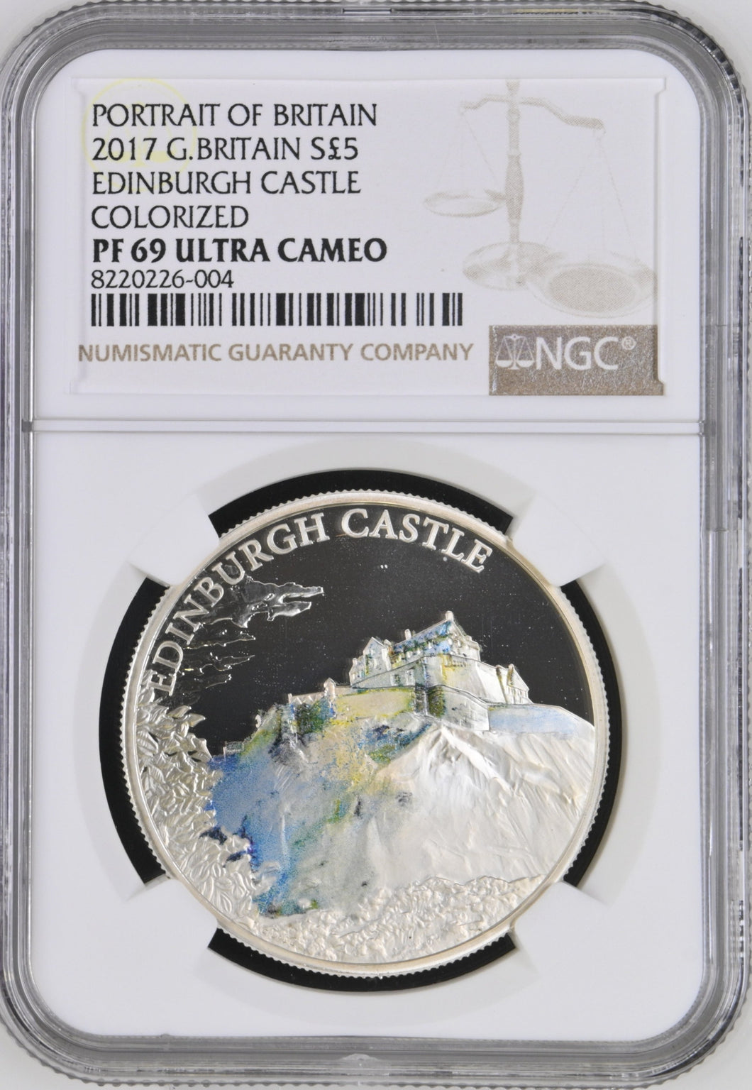 2017 SILVER PROOF PORTRAIT OF BRITAIN EDINBURGH CASTLE ( NGC ) PF68 ULTRA CAMEO - NGC SILVER COINS - Cambridgeshire Coins