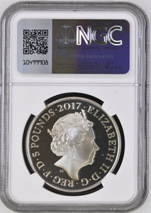 2017 SILVER PROOF PORTRAIT OF BRITAIN HAMPTON COURT ( NGC ) PF68 ULTRA CAMEO - NGC SILVER COINS - Cambridgeshire Coins