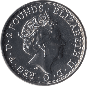 2017 SILVER TWO POUND COIN YEAR OF THE ROOSTER ( BU ) - SILVER WORLD COINS - Cambridgeshire Coins