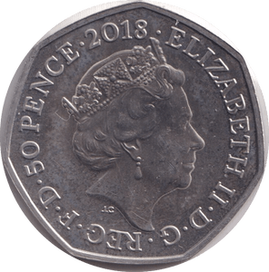 2018 FIFTY PENCE PETER RABBIT COLOURED 50P BEATRIX POTTER COIN - BEATRIX POTTER - Cambridgeshire Coins