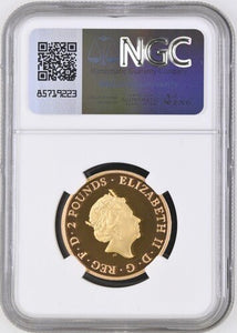 2018 G.Britain RAF Centenary Spitfire G2PND NGC PF 70 ULTRA CAMEO - NGC GOLD COINS - Cambridgeshire Coins