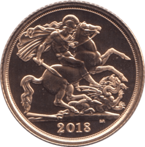 2018 GOLD HALF SOVEREIGN ( BU ) - Half Sovereign - Cambridgeshire Coins