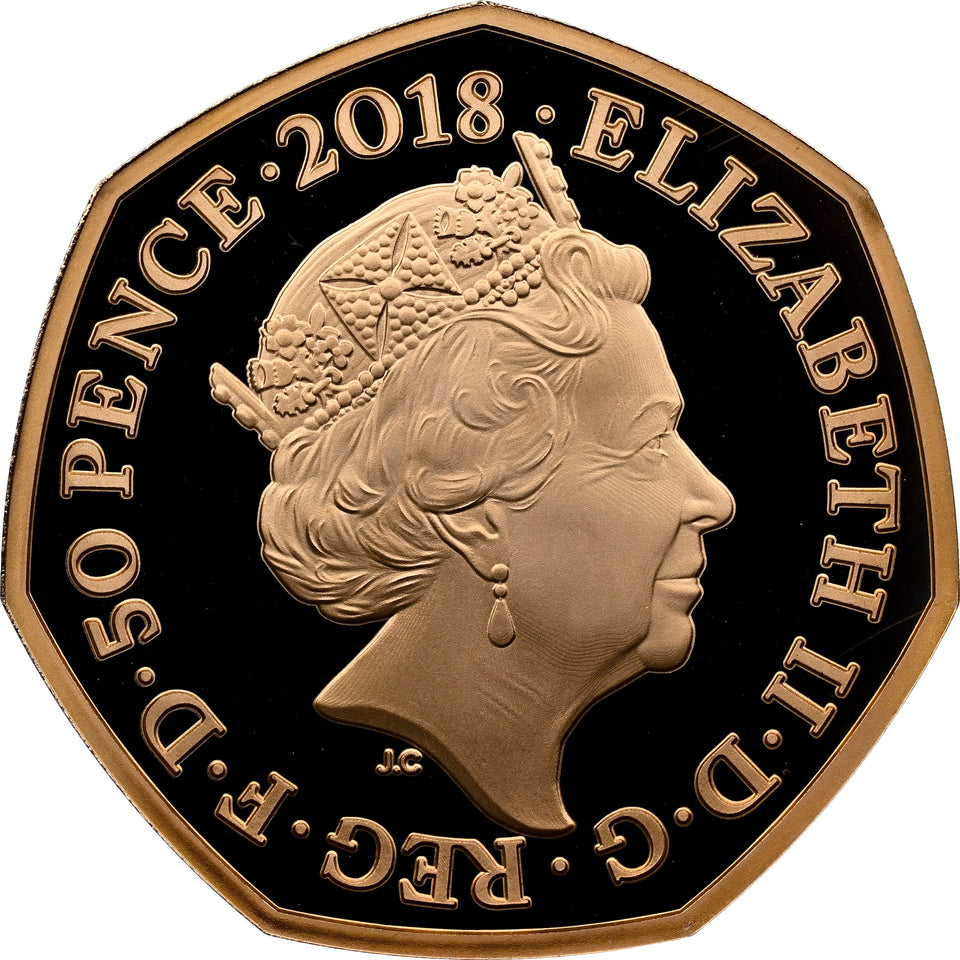 2018 GOLD PROOF 50P REPRESENTATION OF THE PEOPLE ACT ( NGC ) PF 69 ULTRA CAMEO (Copy) - NGC GOLD COINS - Cambridgeshire Coins