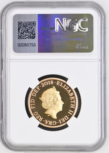 2018 GOLD PROOF TWO POUNDS WWI ARMISTICE 100TH ANNIVERSARY (NGC) PF69 ULTRA CAMEO - NGC GOLD COINS - Cambridgeshire Coins