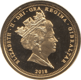 2018 GOLD SOVEREIGN GIBRALTAR ( PROOF ) - Gold World Coins - Cambridgeshire Coins