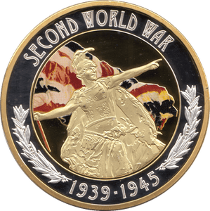 2018 MEDALLION BRITANNIA THROUGH THE AGES SECOND WORLD WAR F100 - MEDALS & MEDALLIONS - Cambridgeshire Coins