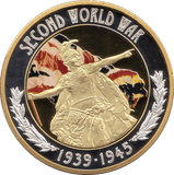 2018 MEDALLION BRITANNIA THROUGH THE AGES SECOND WORLD WAR F100 - MEDALS & MEDALLIONS - Cambridgeshire Coins