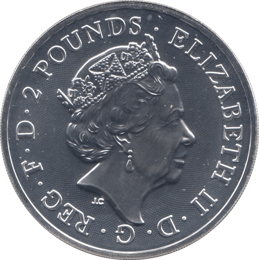 2018 SILVER ONE OUNCE TWO POUNDS TOWER BRIDGE UK - Cambridgeshire Coins