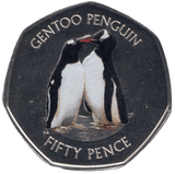 2019 CHRISTMAS 50P PENGUINS PROOF BRITISH ANTARCTIC - 50P CHRISTMAS COINS - Cambridgeshire Coins