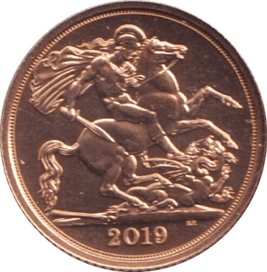 2019 GOLD HALF SOVEREIGN ( BU ) - HALF SOVEREIGN - Cambridgeshire Coins