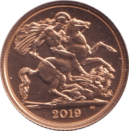 2019 GOLD HALF SOVEREIGN ( BU ) - HALF SOVEREIGN - Cambridgeshire Coins