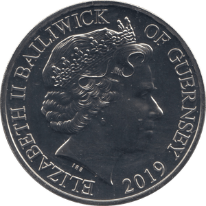 2019 GUERNSEY 75TH ANNIVERSARY D DAY FIVE POUND COIN (BU) - WORLD COINS - Cambridgeshire Coins