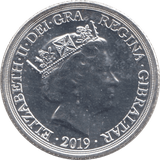 2019 SILVER SOVEREIGN GIBRALTAR - SILVER WORLD COINS - Cambridgeshire Coins