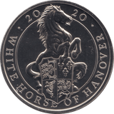 2020 BRILLIANT UNCIRCULATED £5 QUEENS BEASTS WHITE HORSE OF HANOVER BU - £5 BU - Cambridgeshire Coins