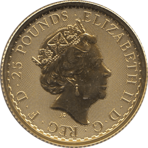 2020 GOLD £25 1/4 OUNCE BRITANNIA - GOLD BRITANNIAS - Cambridgeshire Coins