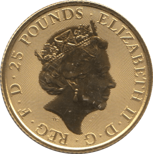 2020 GOLD STANDARD UK 1/4 OUNCE £25 - Gold World Coins - Cambridgeshire Coins