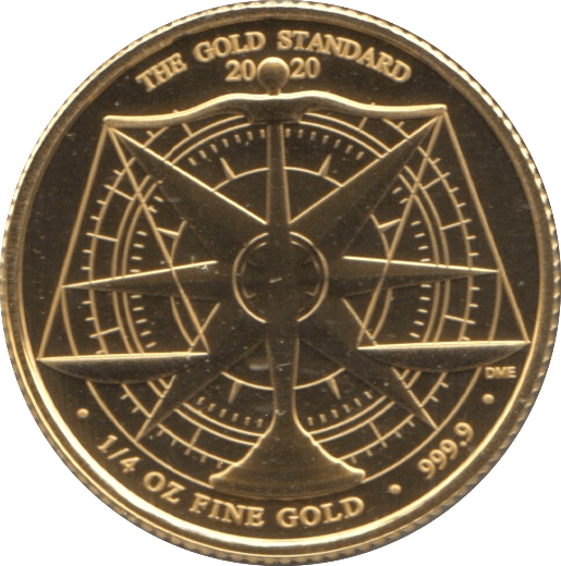 2020 GOLD STANDARD UK 1/4 OUNCE £25 - Gold World Coins - Cambridgeshire Coins