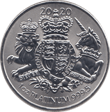 2020 PLATINUM 1OZ ROYAL ARMS £100 - Platinum Coins - Cambridgeshire Coins