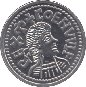 2020 PLATINUM PROOF RESTRIKE KING COENWULF PENNY - Platinum Coins - Cambridgeshire Coins