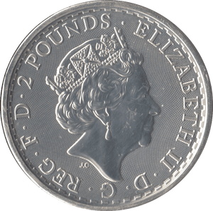 2020 SILVER BRITANNIA LUNAR RAT PRIVY MARK TWO POUND COIN ( BU ) - SILVER WORLD COINS - Cambridgeshire Coins