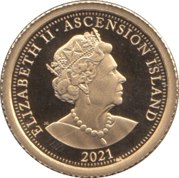 2021 ASCENSION ISLANDS PRINCESS DIANA GOLD PROOF 1/8 SOVEREIGN - Gold World Coins - Cambridgeshire Coins