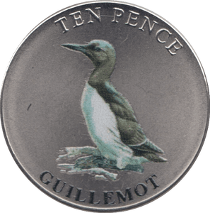 2021 TEN PENCE BAILIWICK OF GUERNSEY GUILLEMOT - 10p Proof - Cambridgeshire Coins