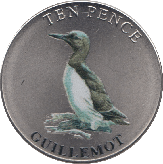 2021 TEN PENCE BAILIWICK OF GUERNSEY GUILLEMOT - 10p Proof - Cambridgeshire Coins