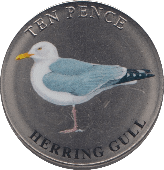 2021 TEN PENCE BAILIWICK OF GUERNSEY HERRING GULL - 10p Proof - Cambridgeshire Coins