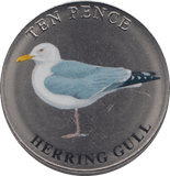 2021 TEN PENCE BAILIWICK OF GUERNSEY HERRING GULL - 10p Proof - Cambridgeshire Coins