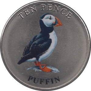 2021 TEN PENCE BAILIWICK OF GUERNSEY PUFFIN - 10p Proof - Cambridgeshire Coins