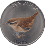 2021 TEN PENCE BAILIWICK OF GUERNSEY WREN - 10p Proof - Cambridgeshire Coins