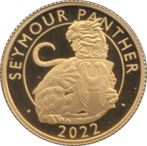 2022 GOLD PROOF 1/4 OUNCE SEYMOUR PANTHER QUEENS BEASTS - GOLD BRITANNIAS - Cambridgeshire Coins