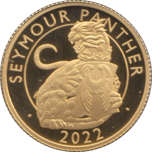 2022 GOLD PROOF 1/4 OUNCE SEYMOUR PANTHER QUEENS BEASTS - GOLD BRITANNIAS - Cambridgeshire Coins