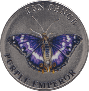 2022 TEN PENCE BAILIWICK OF GUERNSEY PURPLE EMPEROR - 10p Proof - Cambridgeshire Coins